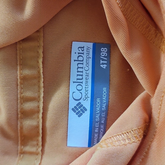 Kids Columbia PFG SPF Hoodie Sun Shirts 4T - Picture 4 of 4